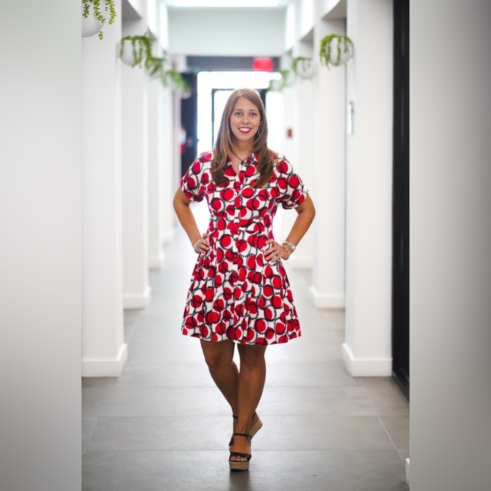 Kate Spade New‎ York Floral Print Mini Dress, Size 2